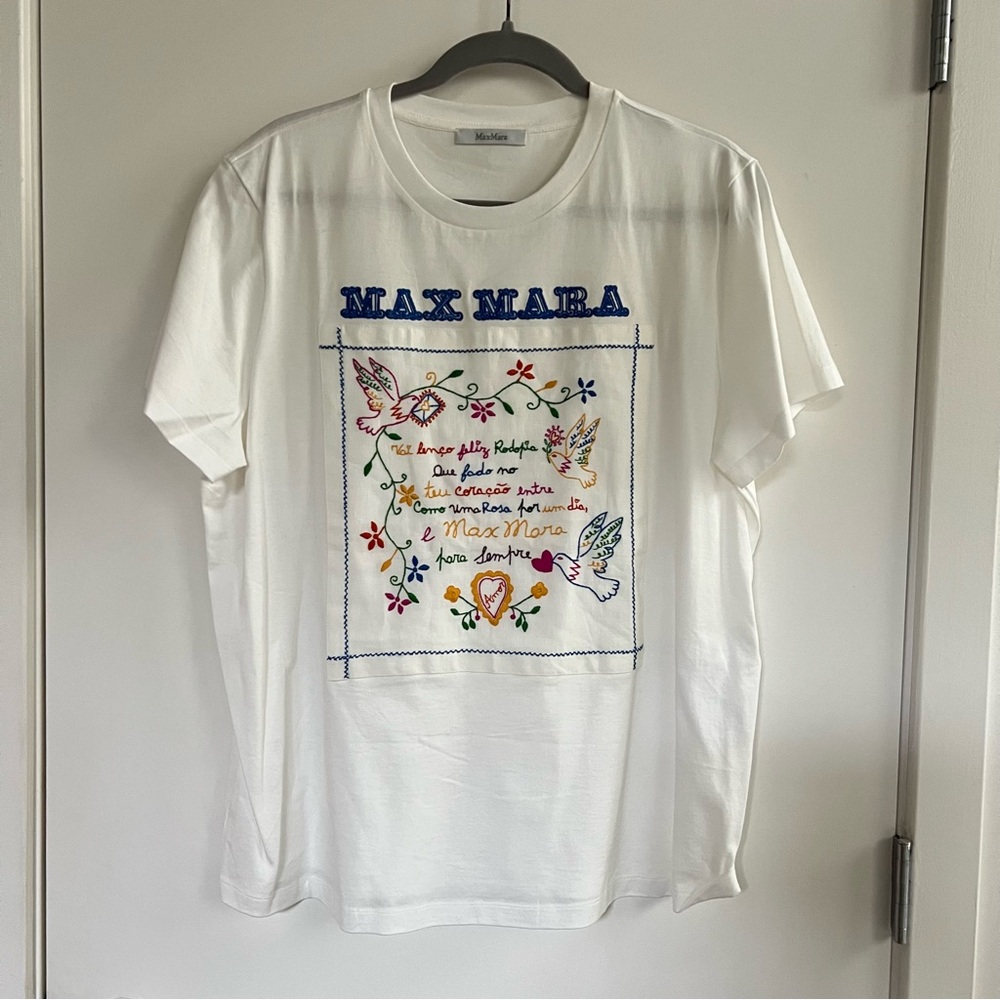 Max Mara Embroidered Tee